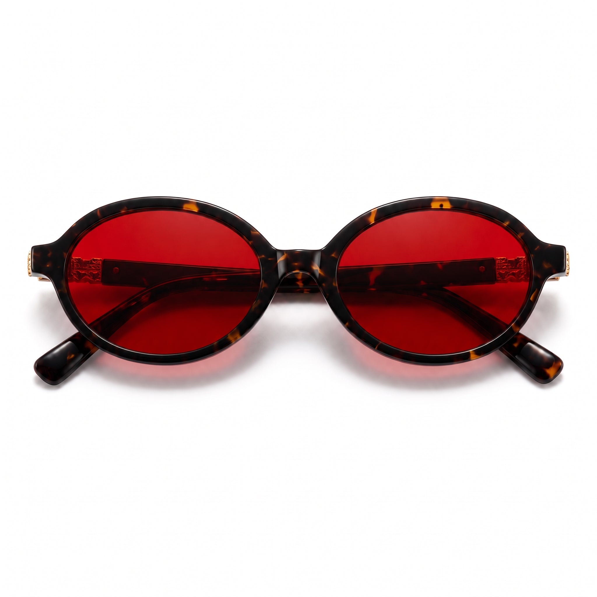 OQ Club Glow Night Blue Light Blocking Glasses - Red Lens, Tortoise frame
