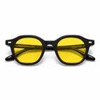 OQ Club Aura Day Blue Light Glasses - Amber Lens, Black frame