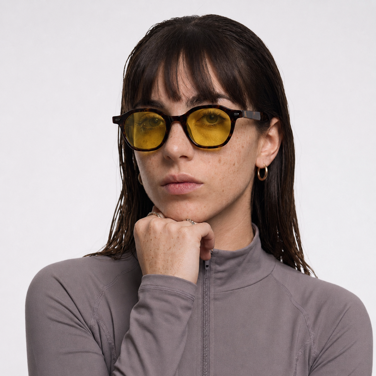 OQ Club Aura Day Blue Light Glasses - Amber Lens