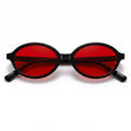 OQ Club Glow Night Blue Light Blocking Glasses - Red Lens, Black frame